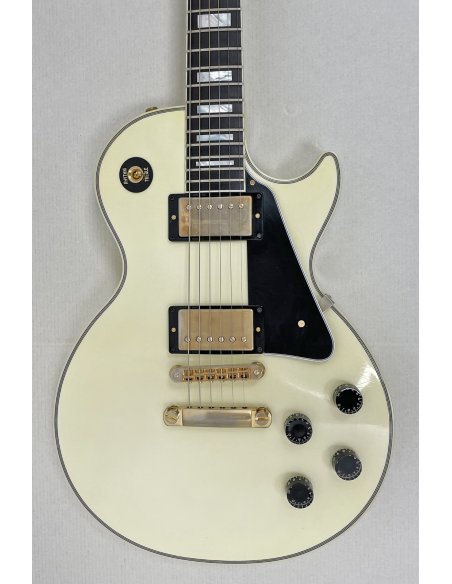 GIBSON LES PAUL CUSTOM ALPINE WHITE LIGHT AGED BY LMN