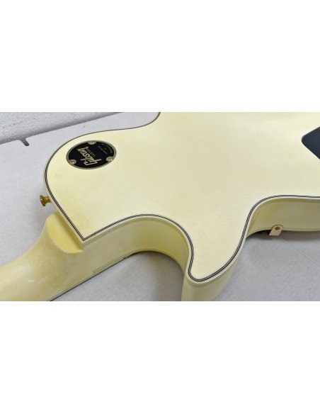 GIBSON LES PAUL CUSTOM ALPINE WHITE LIGHT AGED BY LMN