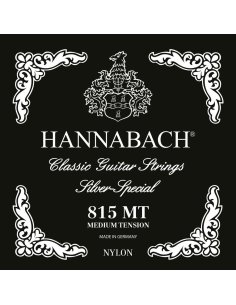 HANNABACH 815MT MEDIUM TENSION SILVER SPECIAL SET