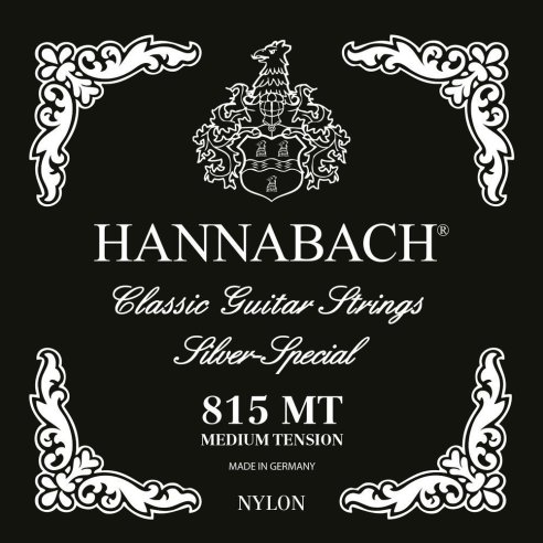 HANNABACH 815MT MEDIUM TENSION SILVER SPECIAL SET