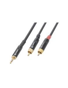 Power Dynamics Connex CX85-3 Cable 3.5 St.-2xRCA M 3.0m