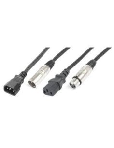 Power Dynamics Connex CX09-15 IEC M/XLR M-IEC F/XLR F 15m