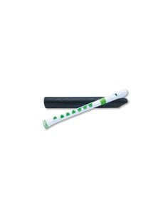 NUVO ITALIA RECORDER+ -DITEGGIATURA BAROCCA (BIANCO/VERDE) 2