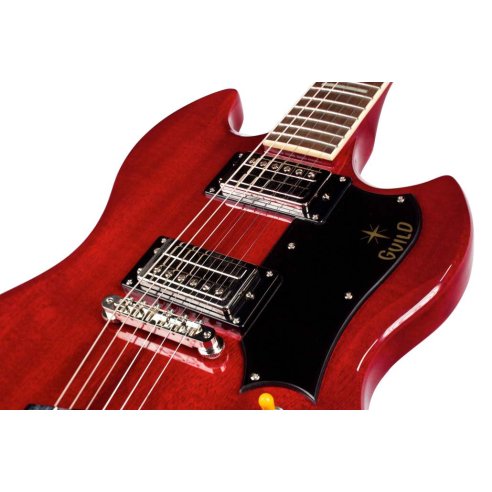 GUILD ITALIA S-100 POLARA CHERRY RED