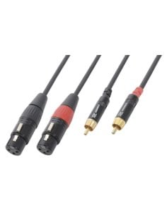 Power Dynamics Connex CX68-1 Cable 2xXLR F-2xRCA M 1.5m