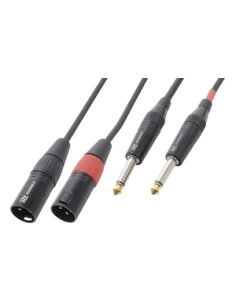 Power Dynamics Connex CX64-3 Cable 2xXLR M-2x6.3Mono 3m