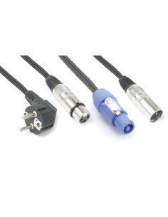 Power Dynamics Connex CX03-15 Shuko/XLR F-PwcA/XLR M15m