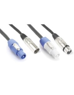Power Dynamics Connex CX05-10 PwcB/XLR M-PwcA/XLR F10m