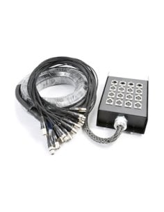 Power Dynamics Connex CX160 Stage Snake XLR 12 F+4 M 15m