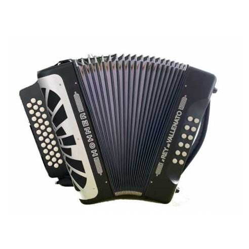 HOHNER EL REY DEL VALLENATO ADG NERO SILVER GRILL