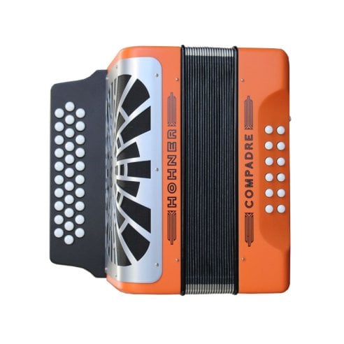 HOHNER EL REY DEL VALLENATO ADG ARANCIONE SILVER GRILL