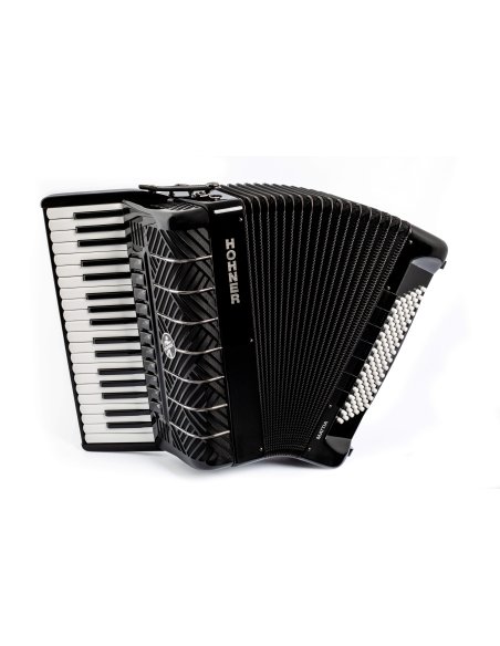 HOHNER MATTIA IV 96 BK GUN BLACK, WHITE KEYS HOHNER MATTIA IV 96 BK GUN BLACK, WHITE KEYS