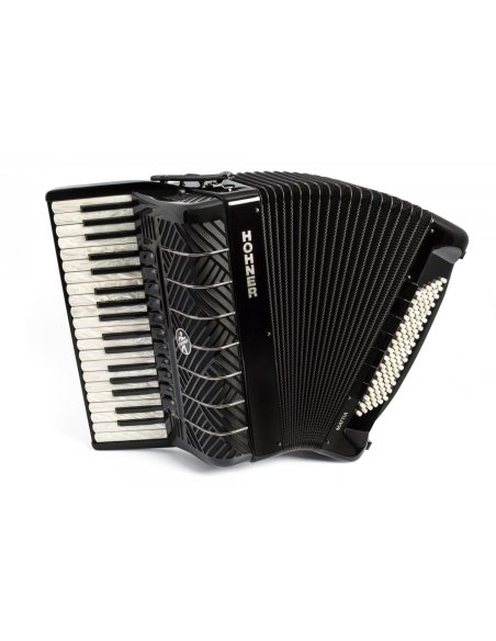 HOHNER MATTIA IV 96 BK GUN BLACK, PEARL KEYS HOHNER MATTIA IV 96 BK GUN BLACK, PEARL KEYS
