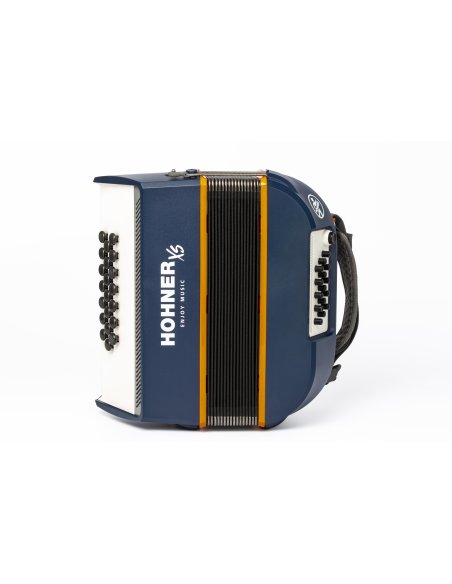 HOHNER FISARMONICA XS BAMBINI, BOTONI, C, BLU/ORANGE W. GIGBAG HOHNER FISARMONICA XS BAMBINI, BOTONI, C, BLU/ORANGE W. GIGBAG