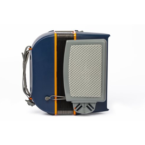 HOHNER FISARMONICA XS BAMBINI, BOTONI, C, BLU/ORANGE W. GIGBAG