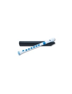 NUVO ITALIA RECORDER+ -DITEGGIATURA BAROCCA (BIANCO/BLU) 2