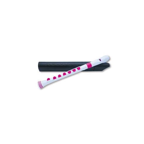 NUVO ITALIA RECORDER+ -DITEGGIATURA TEDESCA (BIANCO/ROSA)
