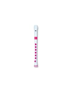 NUVO ITALIA RECORDER+ -DITEGGIATURA BAROCCA (BIANCO/ROSA)