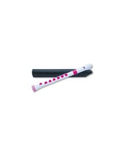 NUVO ITALIA RECORDER+ -DITEGGIATURA BAROCCA (BIANCO/ROSA) 2
