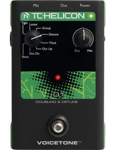 TC HELICON VOICETONE D1 DOUBLING AND DETUNE