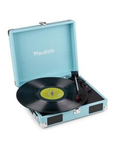 Audizio RP111 Record Player Briefc Blue