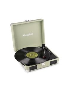 Audizio RP111 Record Player Briefc Wood