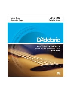 D'ADDARIO EPBB170 CORDE BASSO ACUSTICO 45-100