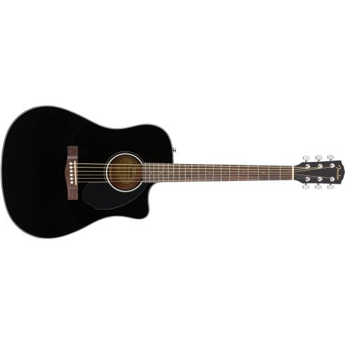 FENDER CD60SCE BLACK WN