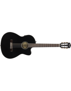 FENDER CN-140SCE BLACK WN W/CASE