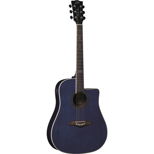 EKO NXT D100CE SEE THROUGH BLUE