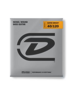 JIM DUNLOP DBSBN40120 BASS SUPER BRIGHT LIGHT NICKEL-5/SET