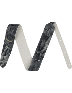 FENDER STRAP TIE DYE LEATHER BLACK