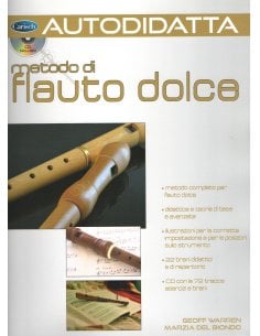 DEL BIONDO/WARREN METODO PER FLAUTO DOLCE AUTODIDATTA + CD