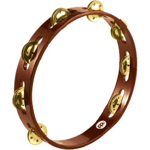 MEINL TA1B-AB TAMBOURINE LEGNO 1 FILA SONAGLI IN OTTONE