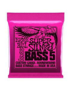 ERNIE BALL 2824 5S SET SL NKL 40-125