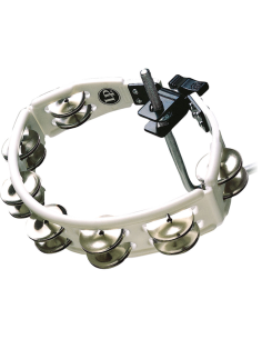 LP 162 MOUNTABLE STEEL TAMBOURINE WHITE