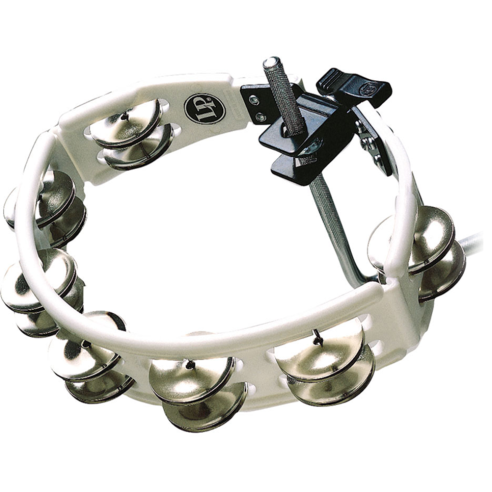 LP 162 MOUNTABLE STEEL TAMBOURINE WHITE