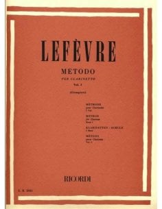 LEFEVRE METODO CLARINETTO VOLUME 1