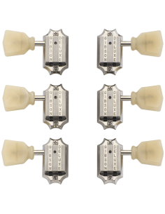 GIBSON PMMH-050 VINTAGE NICKEL MACHINE HEADS YELLOW BUTTONS