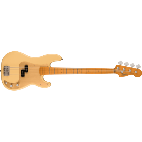 SQUIER 40TH ANNIVERSARY P BASS SATIN VINTAGE BLONDE