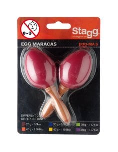 STAGG EGG-MA-S RD EGG MARACAS SMALL
