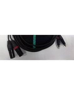 ZZIPP DZZX100 CAVO 2 RCA 2 XLR MASCHO 1 METRO