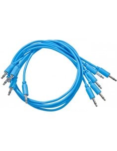 BLACK MARKET MODULAR PATCH CABLE 25 CM. 5-PACK BLUE