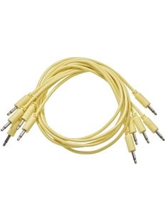 BLACK MARKET MODULAR PATCH CABLE 25 CM. 5-PACK YELLOW
