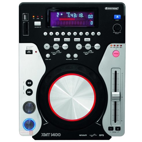 OMNITRONIC XMT-1400 TABLETOP CD PLAYER