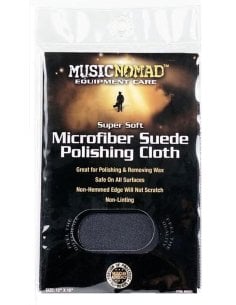 MUSIC NOMAD MICROFIBER SUEDE POLISHING CLOTH 12X16