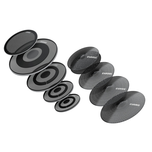 EVANS DB ONE ROCK PACK + CYMBALS ROCK KIT