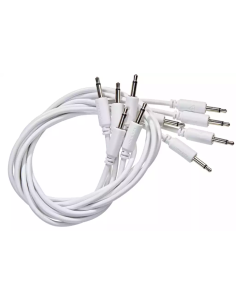 BLACK MARKET MODULAR PATCH CABLE 9 CM. 5-PACK WHITE