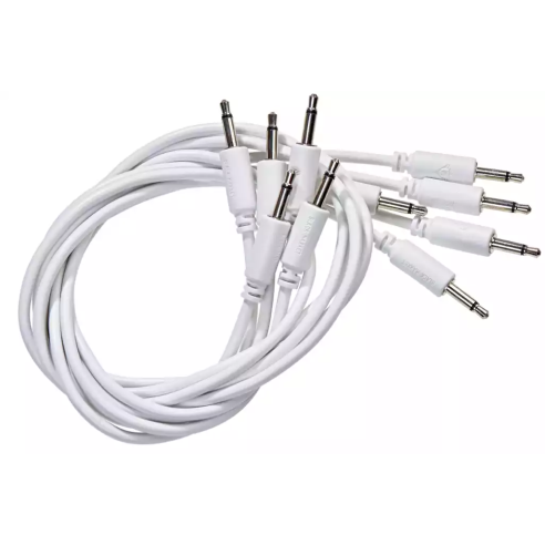 BLACK MARKET MODULAR PATCH CABLE 9 CM. 5-PACK WHITE