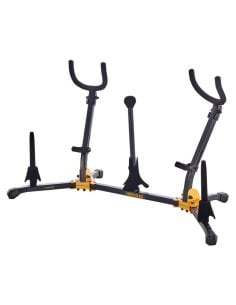 HERCULES DS538B 2 SAX, 1 SOPRANO, 2 CLARINO/FLAUTO STAND